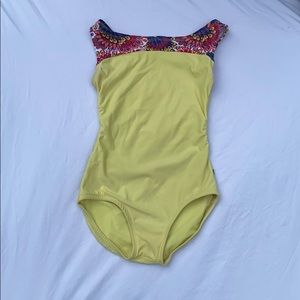 Luckyleo sleeveless leotard.